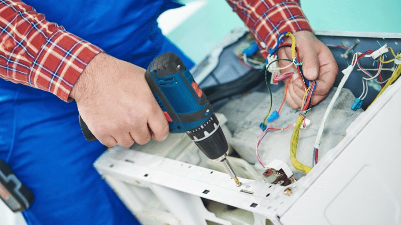 Kızılcahamam Lg Lg çamaşır makinesi kart tamiri – Su almama arızası orijinal parça ile giderildi. - Teknik servis örneği